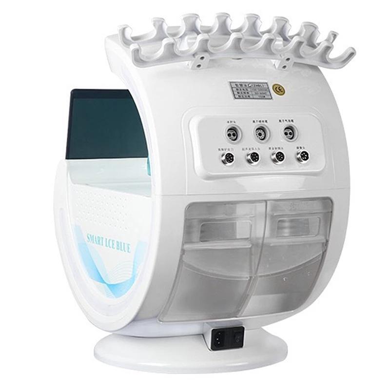 Máquina ultrasónica de dermoabrasión por radiofrecuencia para el cuidado de la piel, máquina de belleza con exfoliación de agua, estiramiento facial