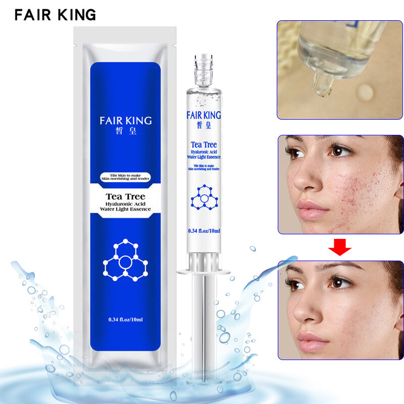 Akne Behandlung Gesicht Serum Hyaluronsäure Feuchtigkeits Nähren Essenz Engen Anti-Falten Anti-Aging Erhellen Haut Pflege Flüssigkeit