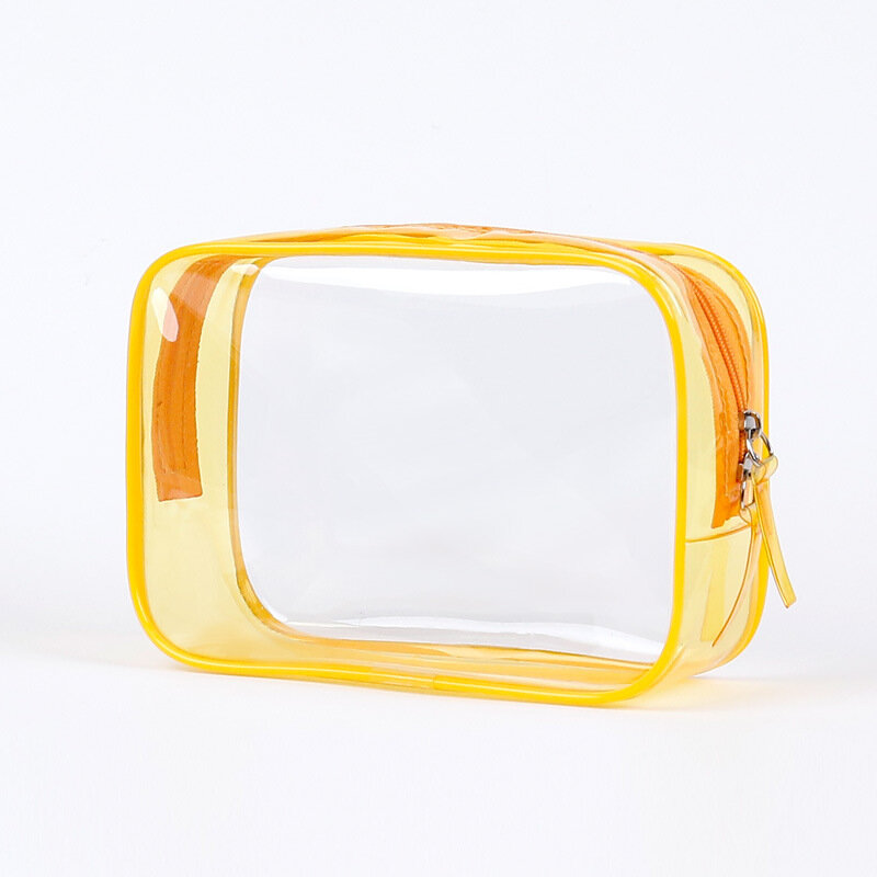 Прозрачная сумка-Органайзер для косметики, из ПВХ, 8 цветов