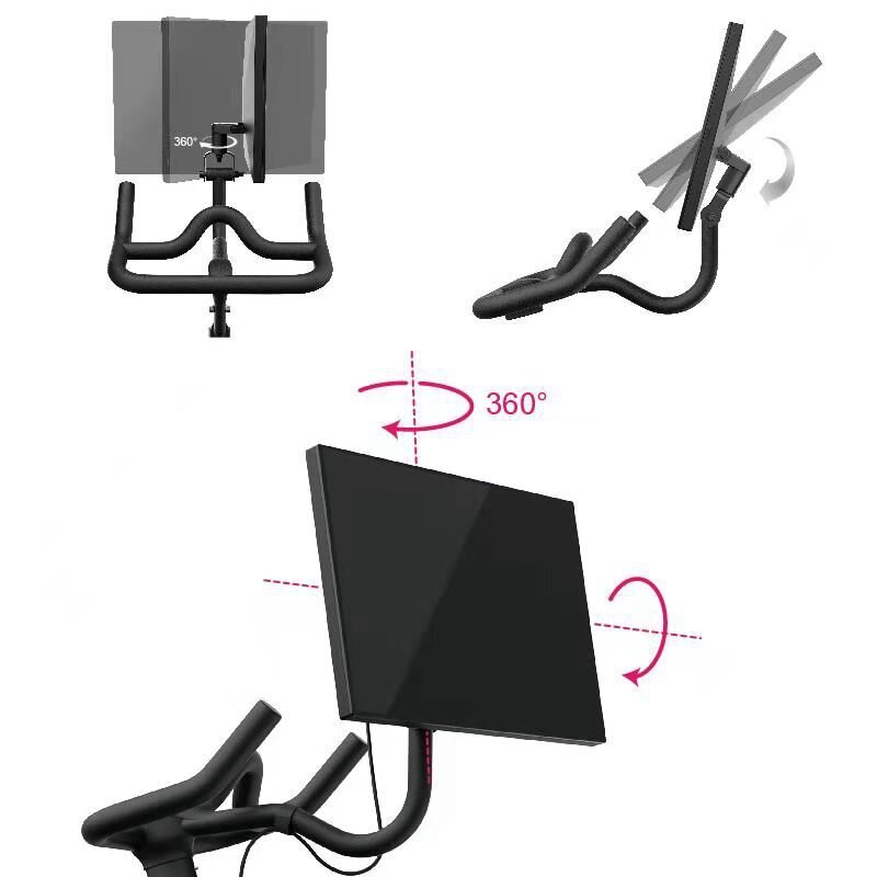 Ajustador de monitor de tela para bicicleta peloton, rotação 360 °, bicicletas de exercício, braço giratório para tela (não para bicicleta peloton +)