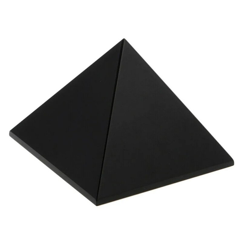1 Buah Obsidian Alami Penyembuhan Piramida Mineral Alami Titik Kristal Piramida Alami Batu Kuarsa Obsidian Kristal Dekorasi