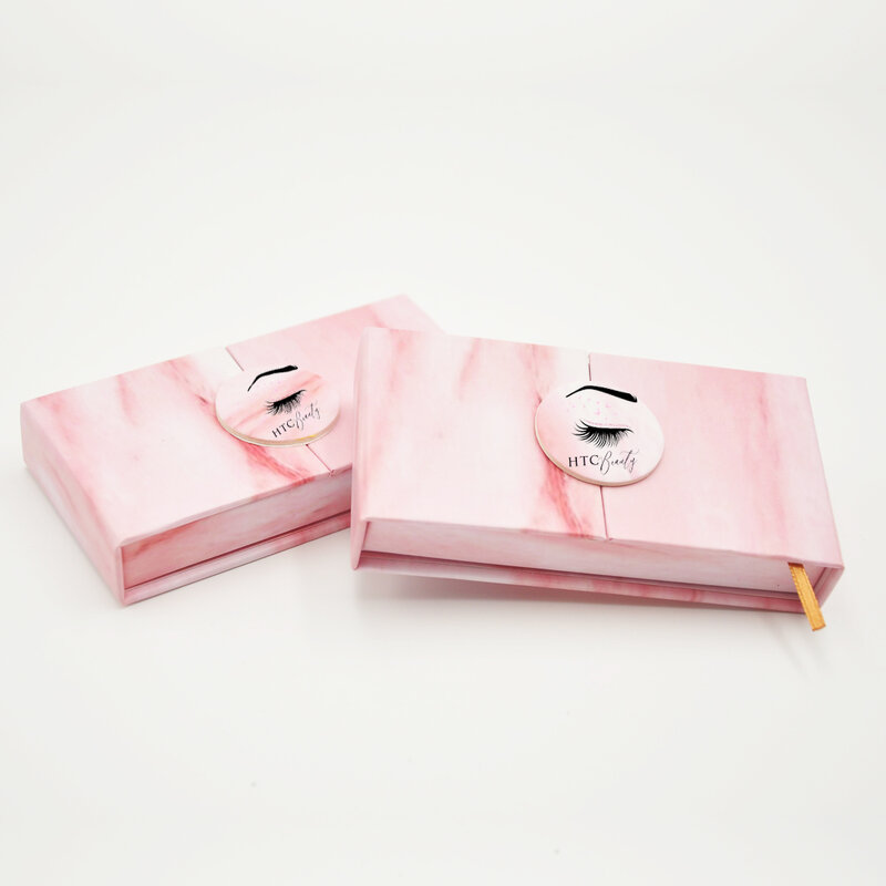 Cajas de pestañas postizas personalizadas, embalaje con logotipo, 25mm, visón, maquillaje, vendedores a granel, 100/paquete