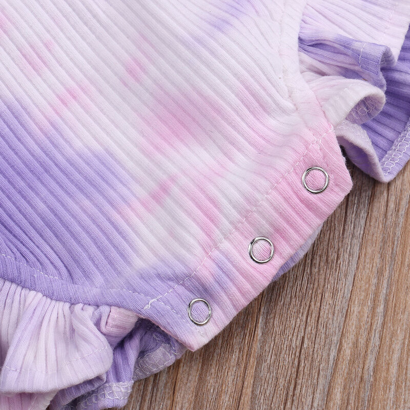 Резинки для девочек и мальчиков от 0 до 24 месяцев; Комбинезоны с оборками и короткими рукавами; Комбинезоны с открытой спиной; 3 цвета