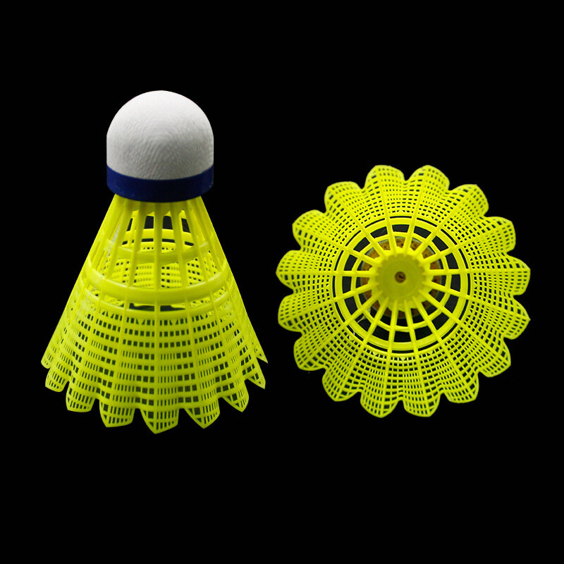 Balões de badminton em nylon, 12 peças, duráveis, para esportes ao ar livre, treinamento, exercício de condicionamento físico, nova bola casual