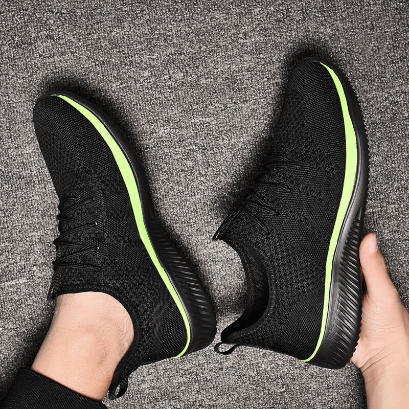 Мужские кроссовки 2021, удобная спортивная обувь, Мужская трендовая легкая прогулочная обувь, мужские кроссовки, дышащая обувь