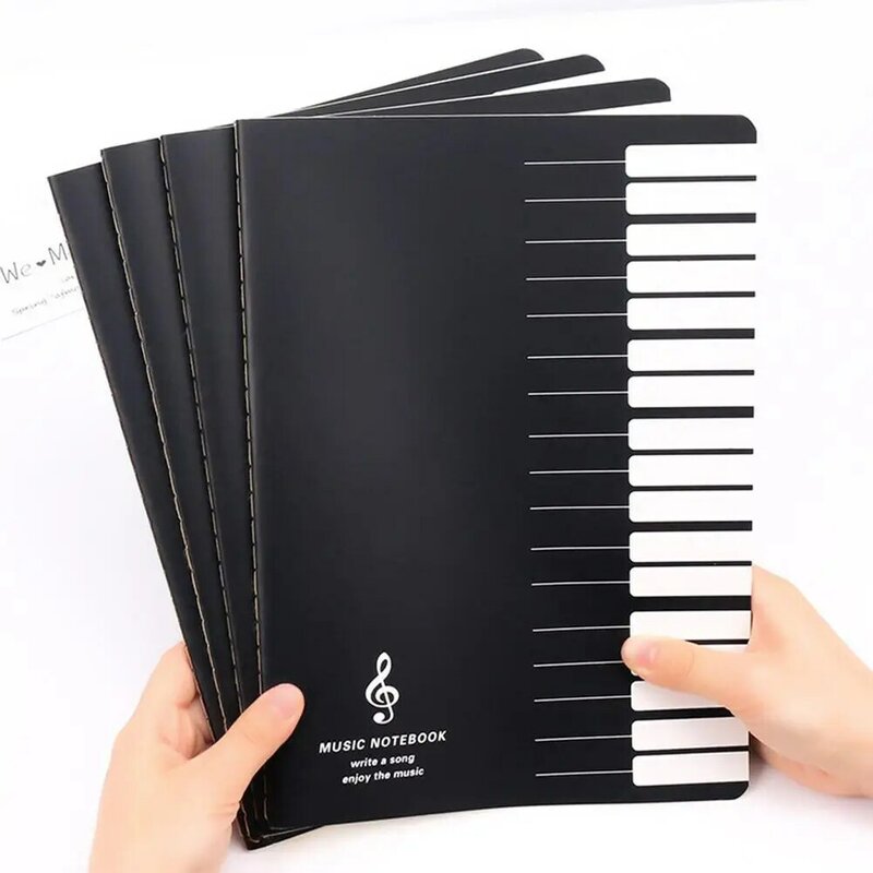 18แผ่นเพลงฝึกโน้ตบุ๊คเปียโนไวโอลิน Book Universal ห้าสายโน้ตบุ๊คสุ่มรูปแบบเพลงเครื่องมือ Memo การเรีย...