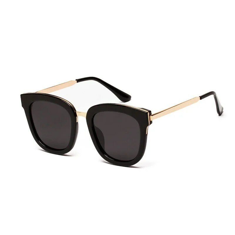 Lonsy óculos de sol polarizado feminino, óculos para direção vintage uv400