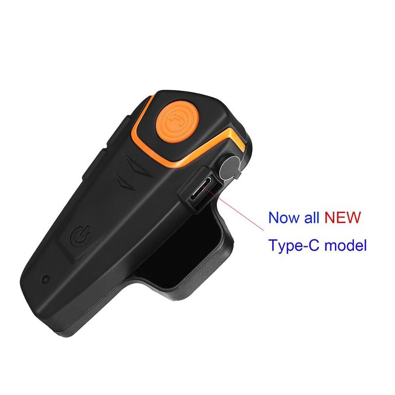 Oreillette Bluetooth pour Moto, appareil de communication pour casque, intercom pour motocycle, étanche IPX7, Version 2023, BT-S2 m 30M, 1000