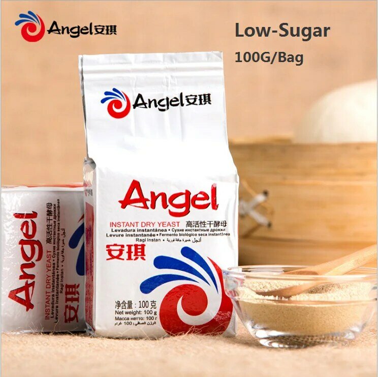 Instant Dry Yeast Sugar Tolerant 100g 500g Yeast Powder For Flour Fermentation Baking Yeast Bread Mantou Angel Yeast