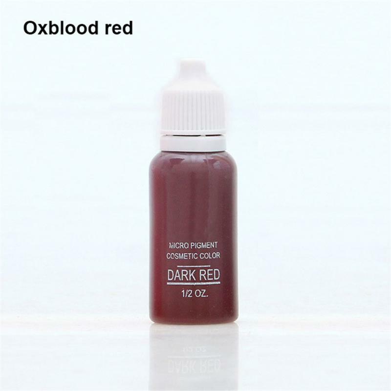 23 farbe Permanent Make-Up Augenbrauen 15 ml Tinten Lippen Augenbraue Auge Tattoo Inks Pigment Microblading Linie Tattoo Farbe TSLM1
