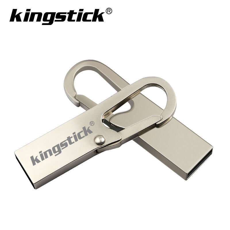 Kingstick عالية السرعة محرك فلاش USB معدن القلم محرك 16 جيجابايت 32 جيجابايت 64 جيجابايت 128 جيجابايت 256 جيجابايت Pendrives مقاوم للماء USB عصا 3.0 ذاكرة