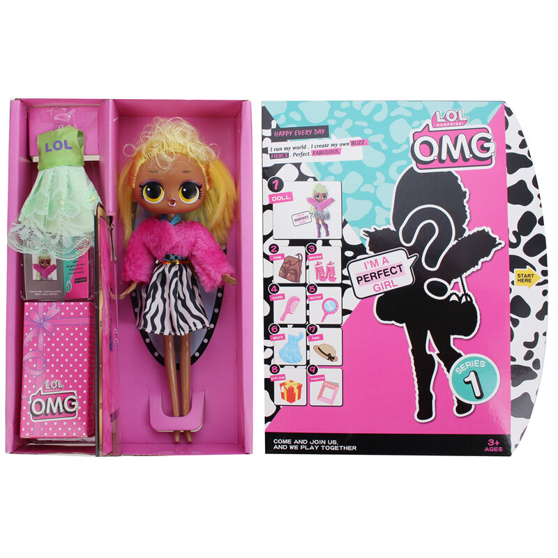 L.O.L.SURPRISE! Original lol dolls Surprise Beautiful Hair Doll DIY Manual Blind Box Fashion Model Doll Toy for Children Gift
