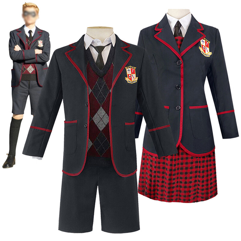 2021 o guarda-chuva academia cosplay mulher homens uniforme escolar meninos meninas trajes herói festa de halloween carnaval traje saia ternos