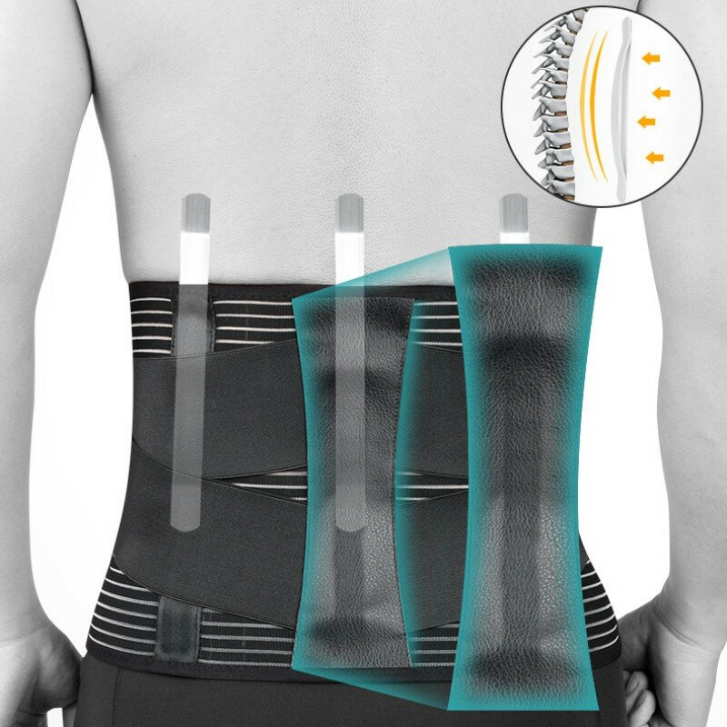 Cinto de apoio da cintura ajustável compressão lombar envoltório cinta proteção exercício fitness esportes acessórios protetor da cintura