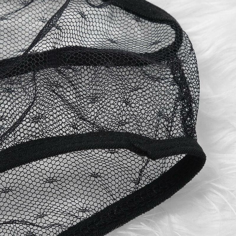 Conjunto de lencería sensual mujeres encaje con tiras juego de Sujetador Push Up Lencería erótica Porno mujer ropa interior Bralette ropa interior 6,10