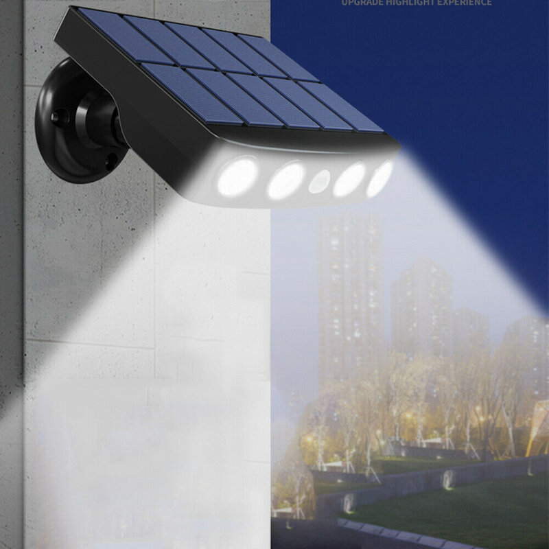 Colector Solar luz al aire libre llevó las lámparas de calle PIR Sensor de movimiento impermeable vía foco para Patio jardín lámpara Solar