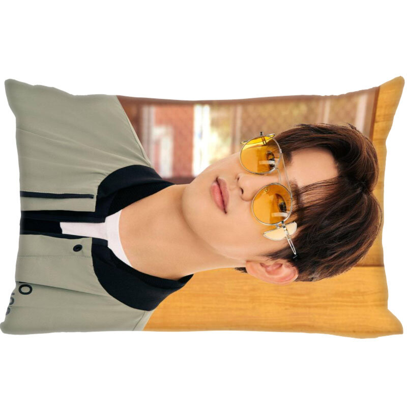 Retângulo travesseiro casos venda quente melhor agradável de alta qualidade kpop got7 jinyoung fronha capa para almofada têxteis para casa decorativo