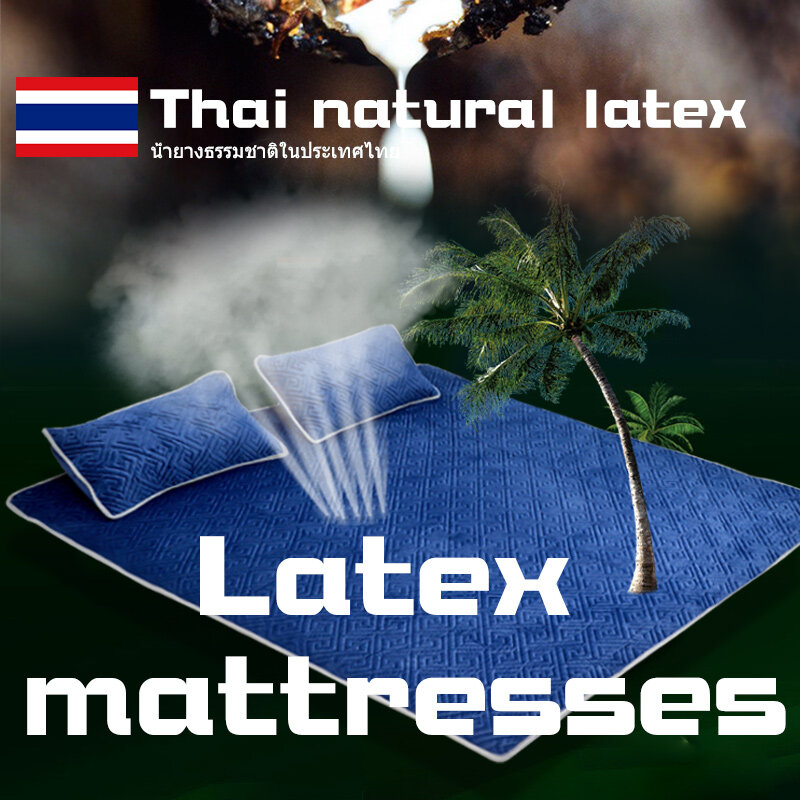 Natürliche latex heizung pad Inneren Fall matratze Japan Tatami-Matte Halswirbel 7 Zone Körper Druck Release Bett Matratze