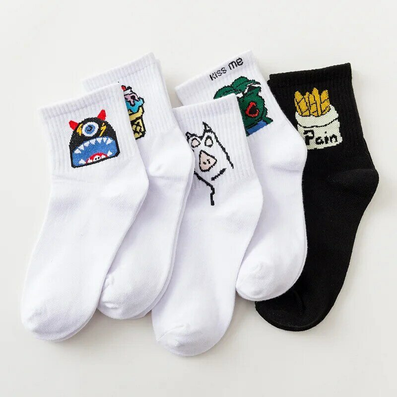 Moda casual calcetines de alta calidad lindo elegante hermosa historieta Harajuku algodon  damas funny  crazy socks cheap cute
