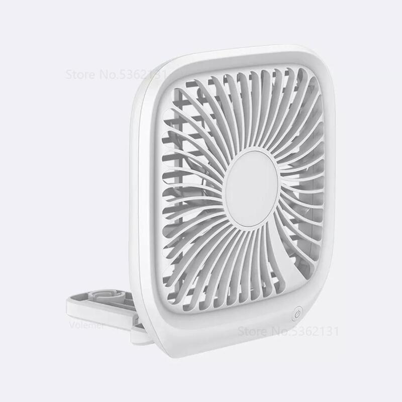 Youpin Summer Mini Desktop Fan 3 Speed Adjustable Fans Portable Travel Air Cooler Ventilador For Home Office Desk Fan Handheld
