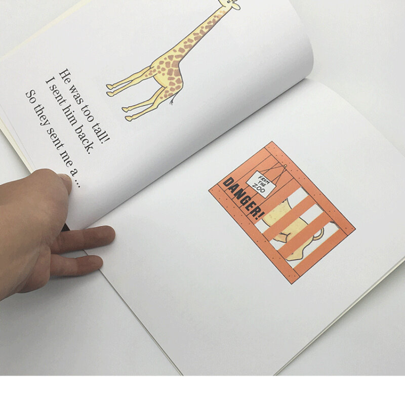Prezado jardim zoológico: um elevador-o-aleta livro por haste campbell educacional inglês imagem livro livro de história para o bebê crianças presentes