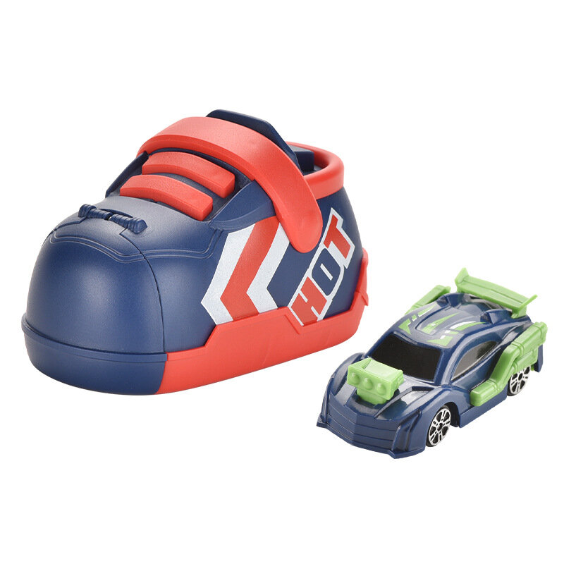 Children's Launch Car Toy 7-12y Ejection Running Shoes Children's Toy Car Ejection Car Set Racing Car Competitive Toy  4-6y