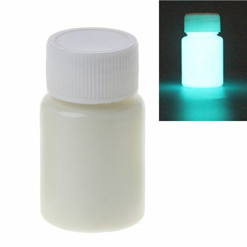 เรืองแสงใน Dark Liquid Luminous Pigment ปลอดสารพิษสำหรับเล็บเรซิ่นแต่งหน้า