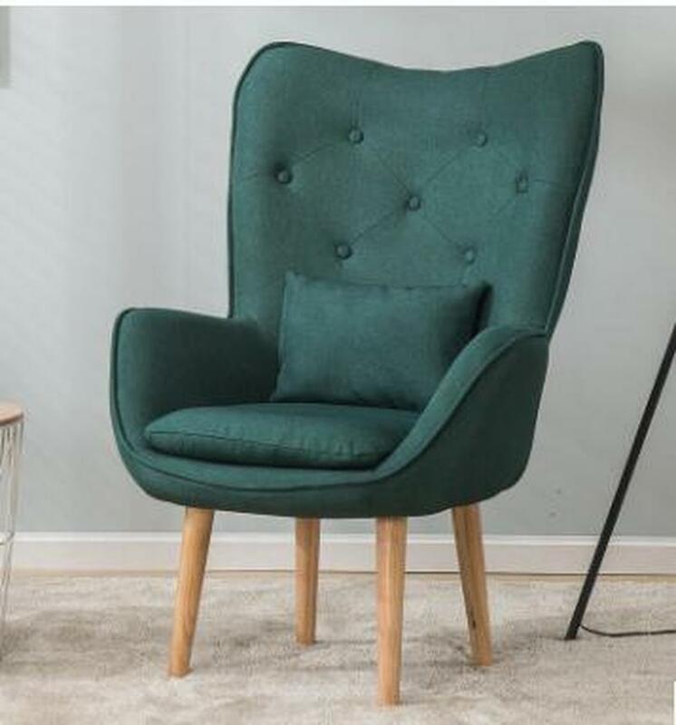 H Nordic pojedyncza Sofa do salonu balkon apartament Mini krzesło nowoczesna minimalistyczna Sofa osobowość rozrywka sypialnia krzesło
