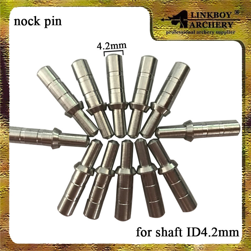 Linkboy-Alfileres de aluminio internos para tiro con arco, pinzas de flecha para Id3.2/4,2/6,2mm, ejes de flecha, arco compuesto de caza, 36 Uds.