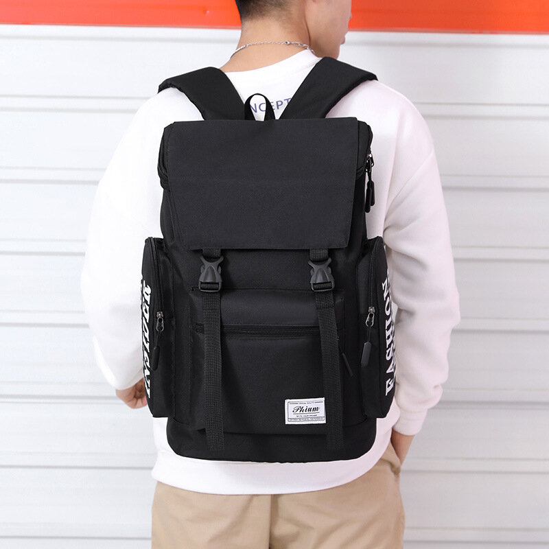 Large Capacity Schoolbag Backpack Men's Leisure Travel Backpack