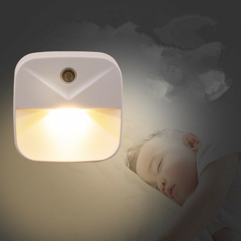 Led 작은 밤 램프 화장실 유도 빛 조명 어린이를위한 야간 조명 거실 침실 에너지 절약 조명