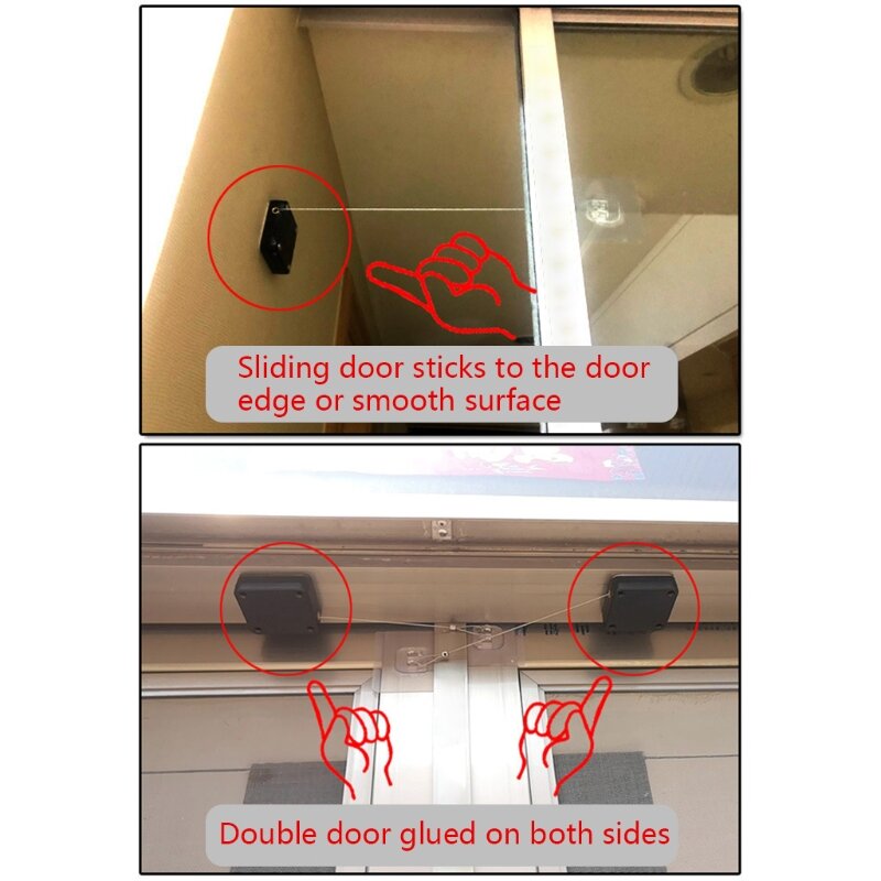 Pintu Sensor Otomatis Lebih Dekat Pelubang Bebas Tali Persegi Ditarik Kotak Kabel Braket Pintu Otomatis Lebih Dekat Rumah