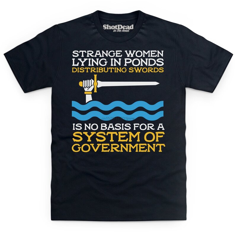 Camiseta de manga corta para hombre y mujer... ropa nueva inspired por Monty Python y el Santo GRIL extraño 2019