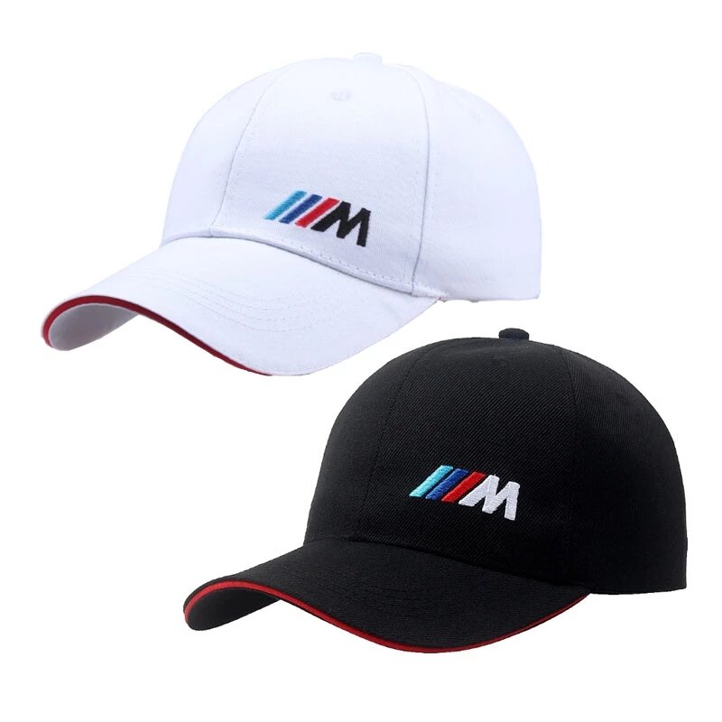 Topi Baseball Logo Mobil Katun Modis Topi Snapback Logo Mobil Dapat Disesuaikan Pria Wanita Topi Ayah Dapat Bernapas Luar Ruangan BMW Topi Truk Kasual