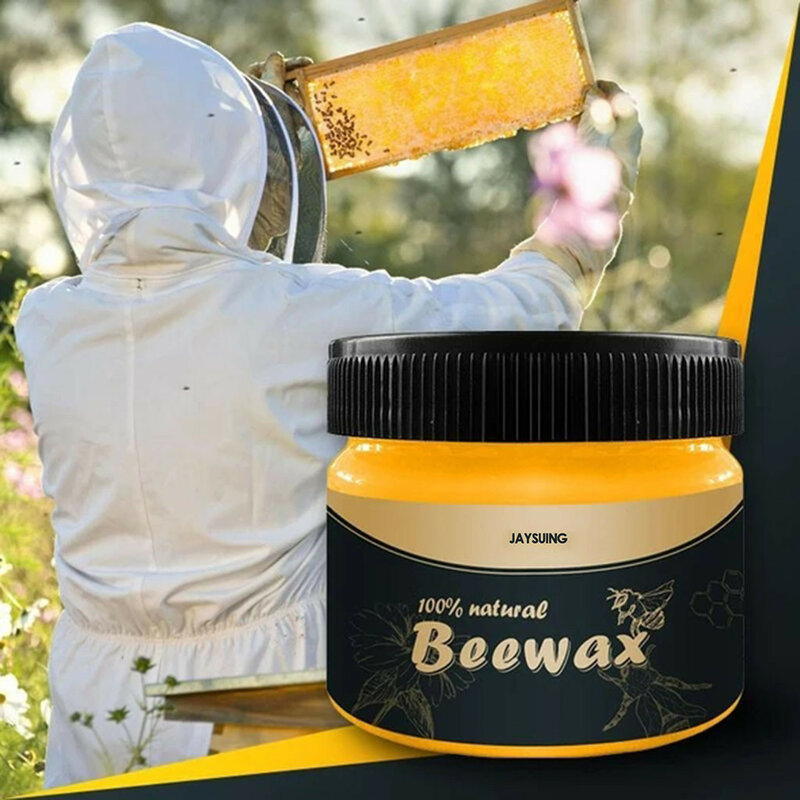 Cera d'api naturale naturale naturale condimento per legno cera d'api soluzione completa cura dei mobili cera d'api pulizia della casa lucidatura impermeabile 2021
