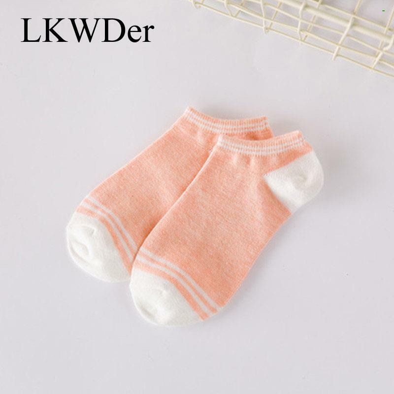 5 Pairs Women Casual Cotton Short Socks Sock Meias Fashion College Breathable Comfort Trendy Japanese Korea Stripe Ladies 5pcs