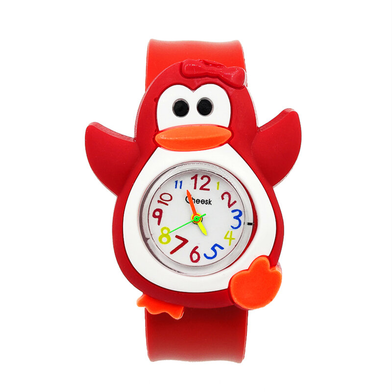 Relógio digital infantil de pinguim, brinquedo eletrônico para crianças, meninos e meninas, presente de aniversário, novo, 2020