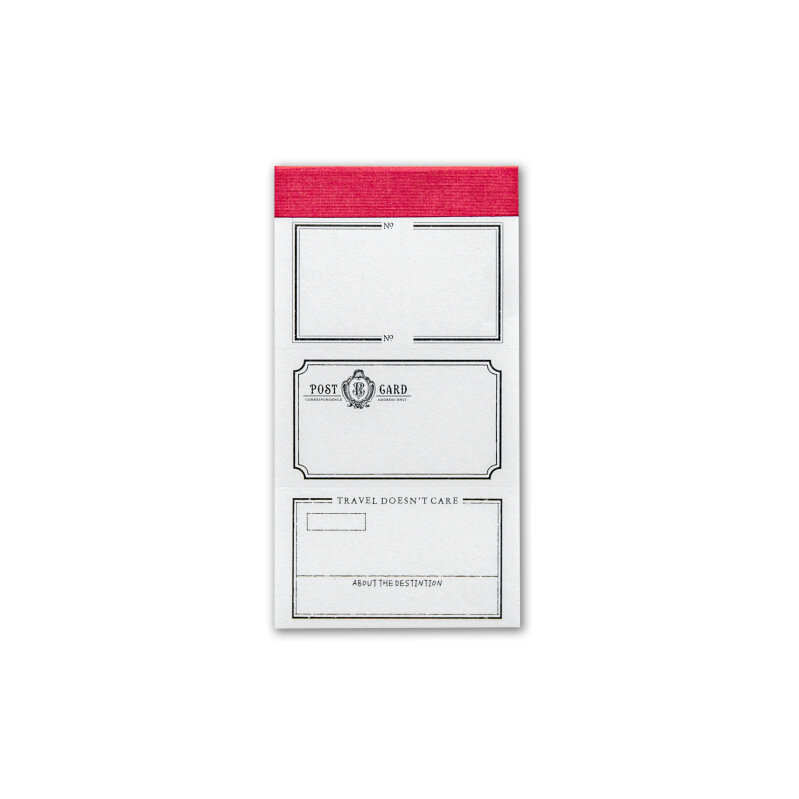50Sheets/Pack Retro Multifunctionele Tearable Memo Pad Schoolbenodigdheden Papier Stationaire Kantoor Decoratie Accessoires