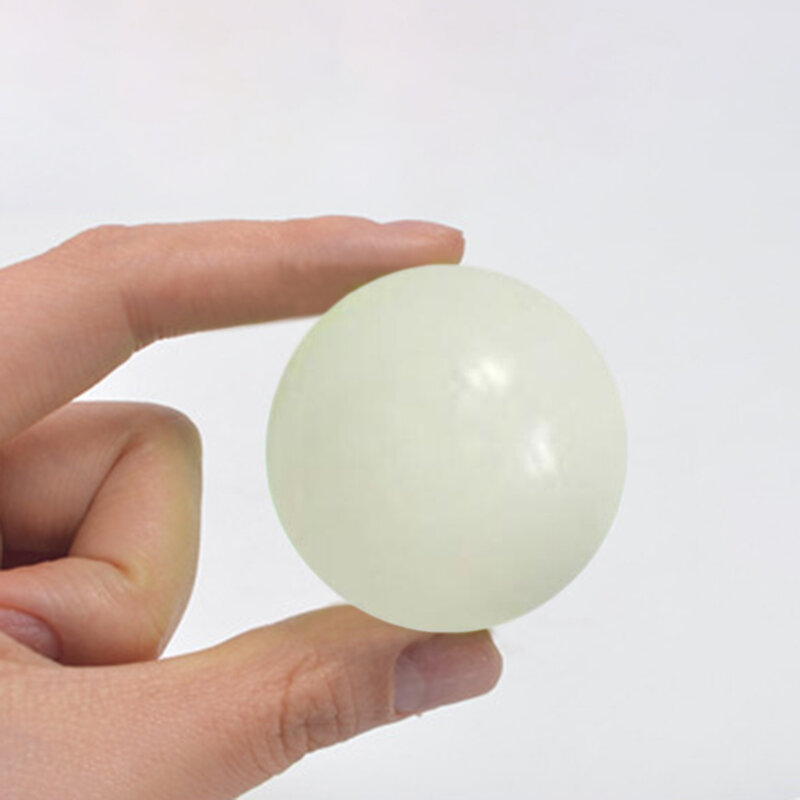 45 мм люминесцентные Stiky шары бросать на потолок палку настенный шар липкий мишень сквош мяч шары Дети присоска мяч игрушка подарок на день р...