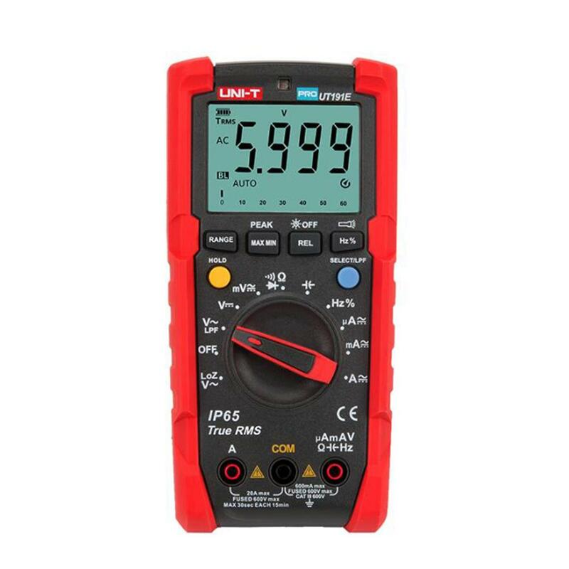UNI-T UT191E UT191T Digital Multimeter DC AC voltage Current meter Capacitance Resistance Duty cycle Diode/Continunity Test.