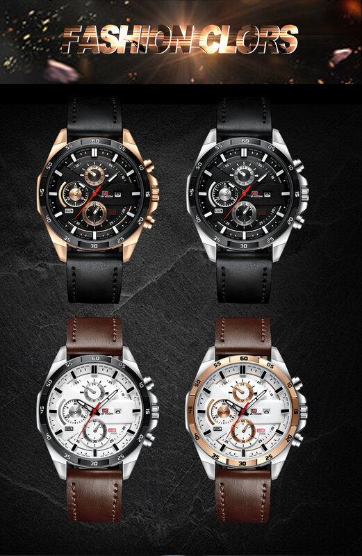 Top Marke Luxus Herren Uhr Wasserdicht Leder Band Quarz Analog Uhr Military herren Uhren Männlichen Uhr Relogio Masculino
