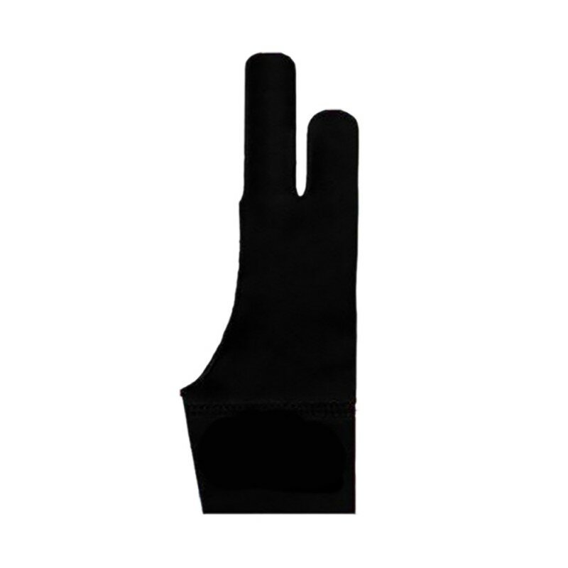 Kunstenaar Tekening Handschoen Voor Elke Grafische Tekentafel 2 Vinger Anti-Fouling Zowel Voor Rechts En Links Hand Tekening handschoenen
