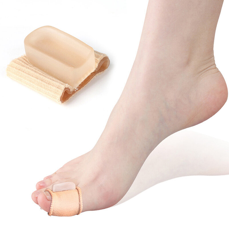 1Pair Little Toe Straightener Soft Silicone Bunion Guard Adjuster Feet Pads Relief Foot Pain Toes Separator Foot Care Tool