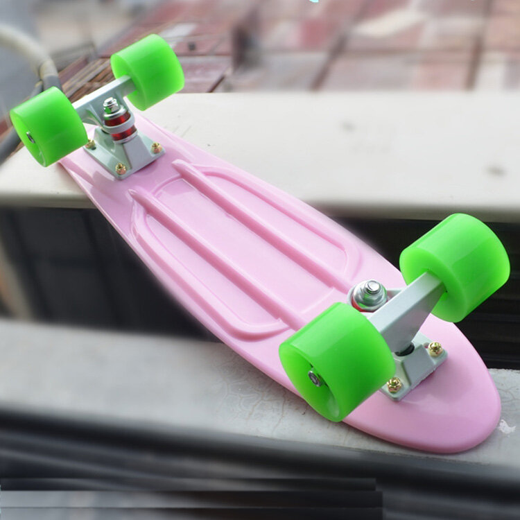 22 "Skateboard Penny Board Pastel Skate Board Retro Cruiser Board Longboard Scooter Comptele Mint Plastic Ready to Skate