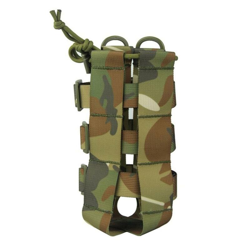 Bolsa para botella de agua al aire libre, hervidor de agua ajustable, para ventiladores del ejército, escalada, senderismo, Camping, 2020