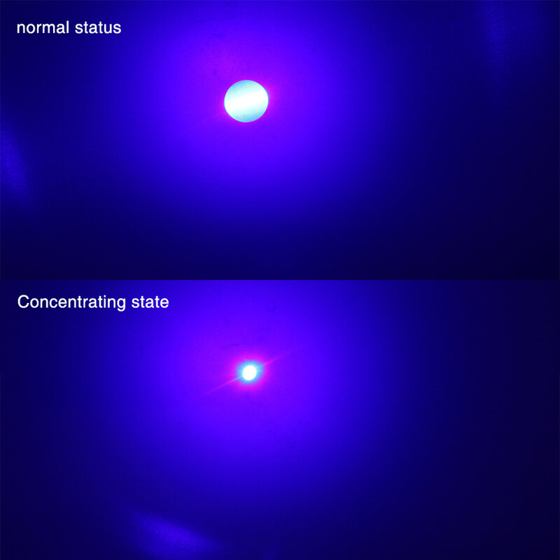 Uranusfire-luz láser azul para buceo, linterna portátil para submarinismo, resistente al agua IP68, 100M