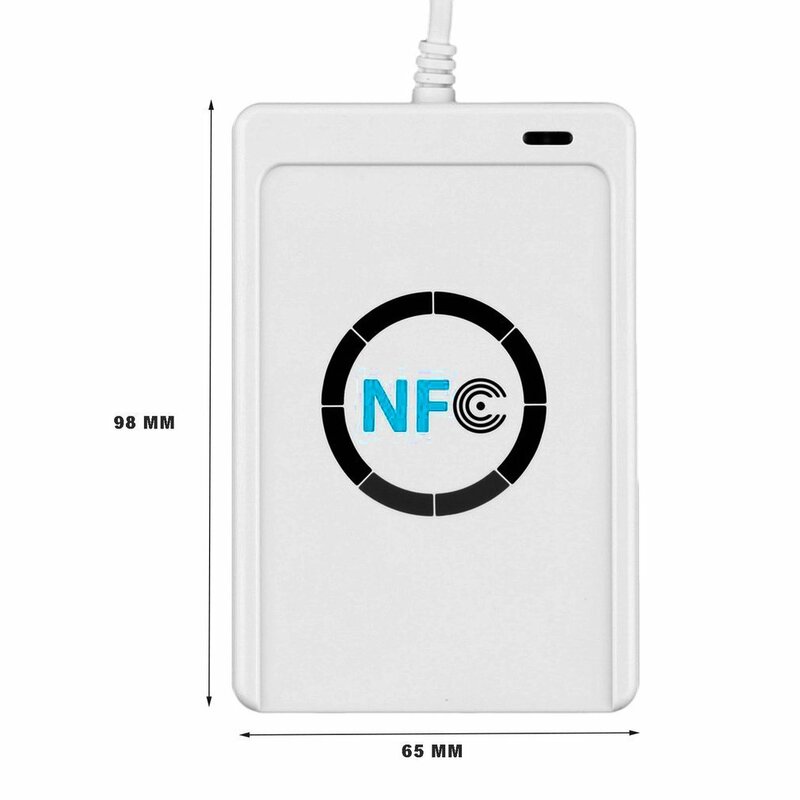 2022. Pembaca Kartu Pintar RFID Duplikator Mesin Fotokopi Dapat Ditulis Perangkat Lunak Klon USB S50 13.56Mhz ISO/IEC18092 + 5 Buah Kartu M1 NFC