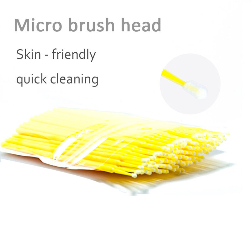 100Pcs/pack Durable Disposable Micro Make up Brush Individual Lash Removing Tools Swab Micro brushes Eyelash Extension Tools