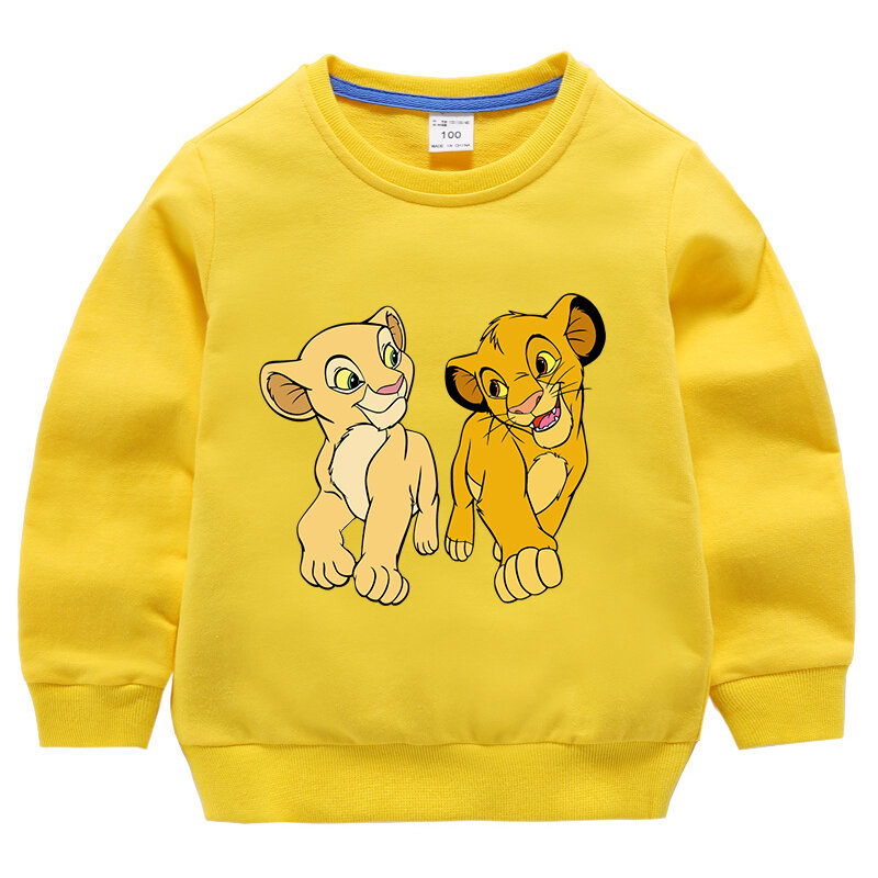 2020 Herfst Kinderen Kleding Koning Van Lion Guard Jongens Meisjes Cosplay Kleding Lange Mouw Sweatshirts T-shirt Outfits Tops