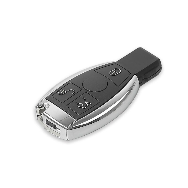 Xhorse VVDI BE Key Pro versión mejorada con carcasa de llave inteligente 3 botones para Benz obtenga 1 ficha gratis para herramienta VVDI MB